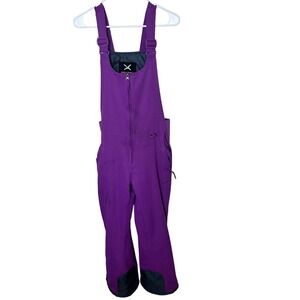Arctix Snow Bib Women's Medium Purple Zip Insulated Outdoor Ski Snowboard Pants